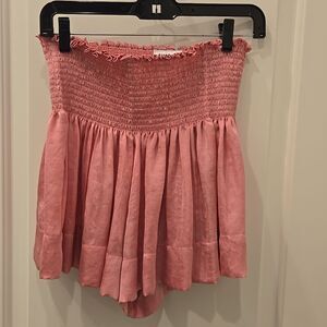 KOCH Satin Bubble Gum Pink Shorts M. Like New.